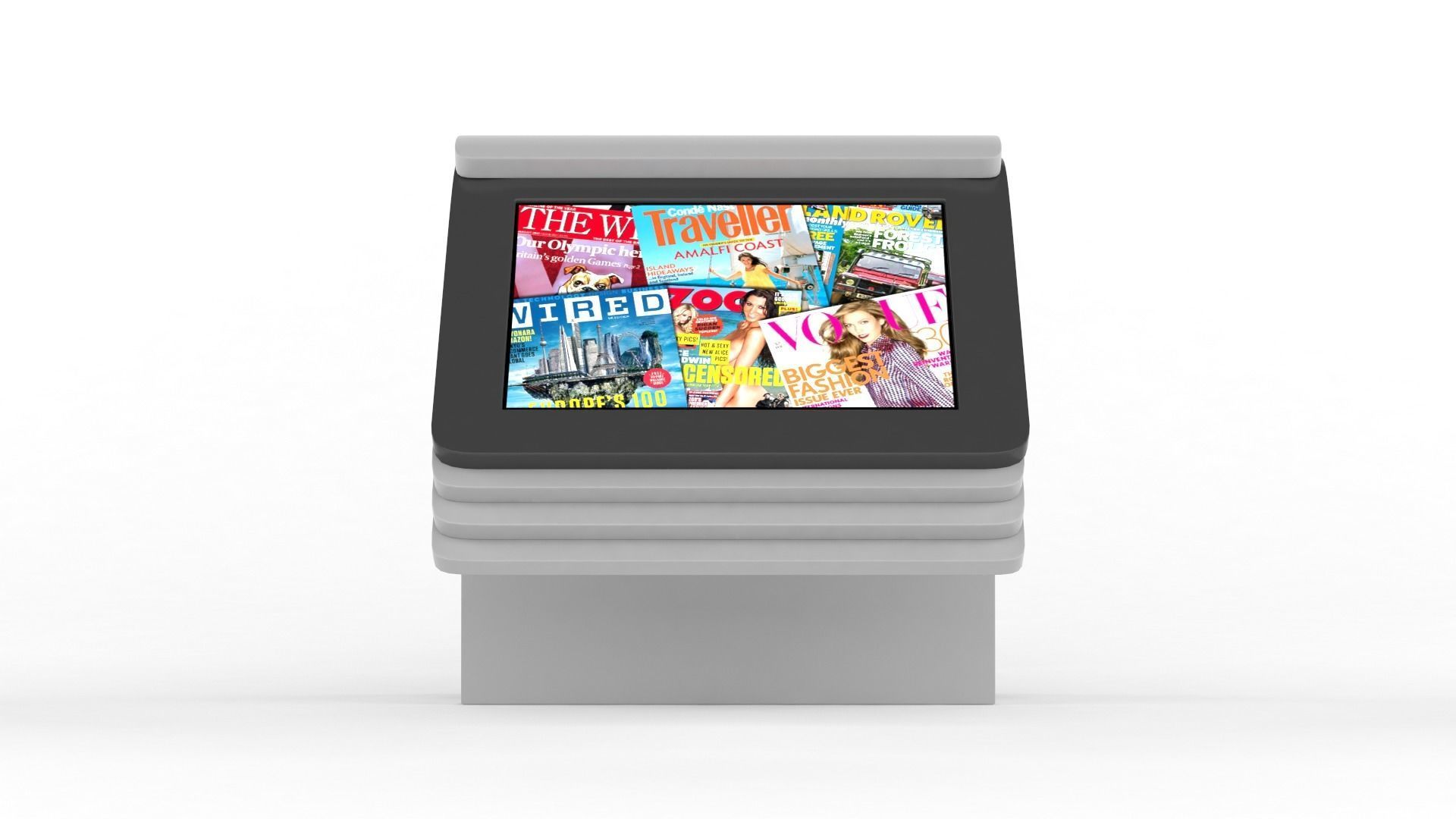 Electronic Kiosk 3D model_1