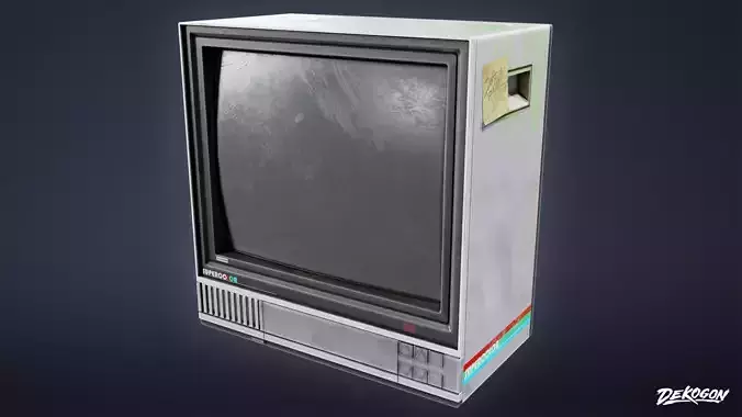 SAFE HOUSE - CRT Television 01 - LOW POLY