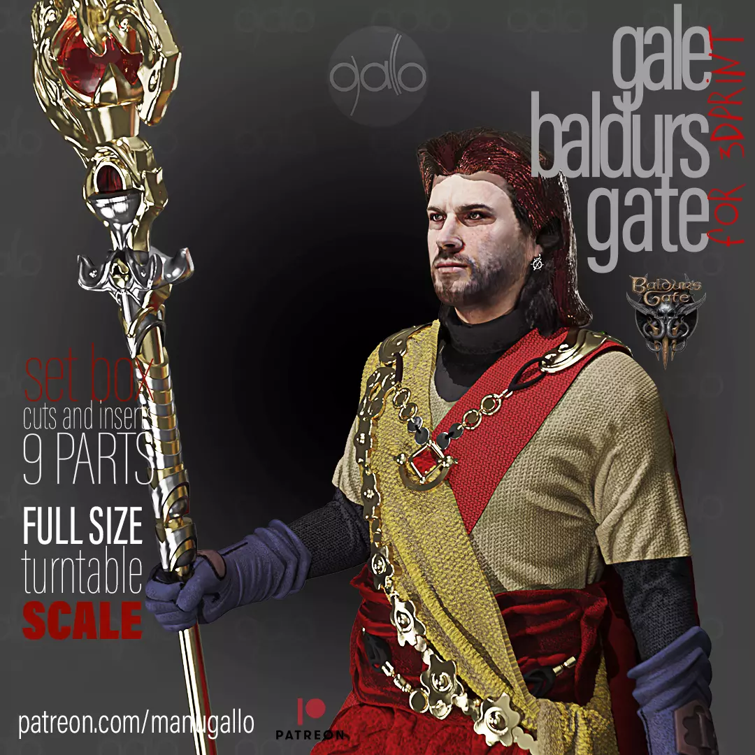 gale bardus gate 3D print model
