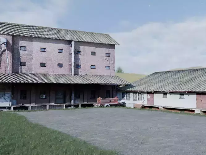 Factory Backyard - BLENDER scene