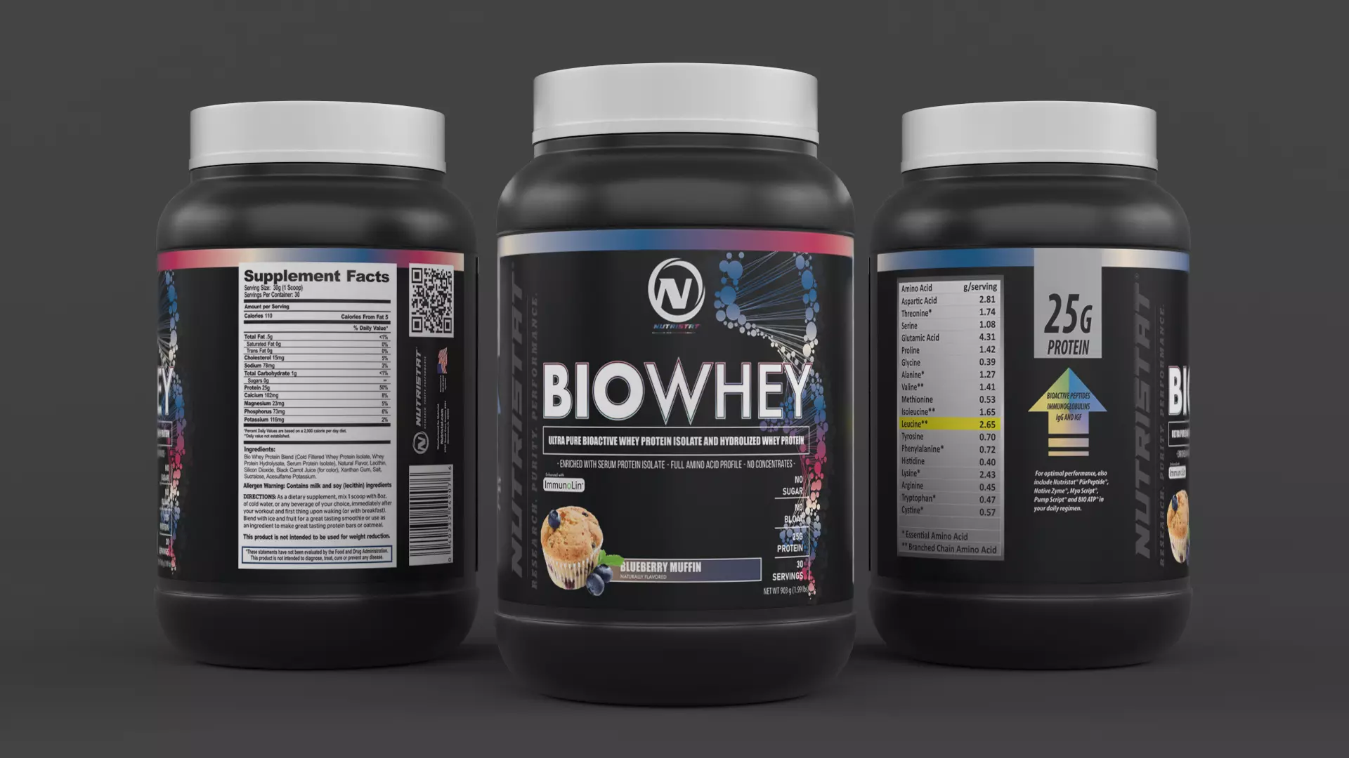 Protein Powder 3D model