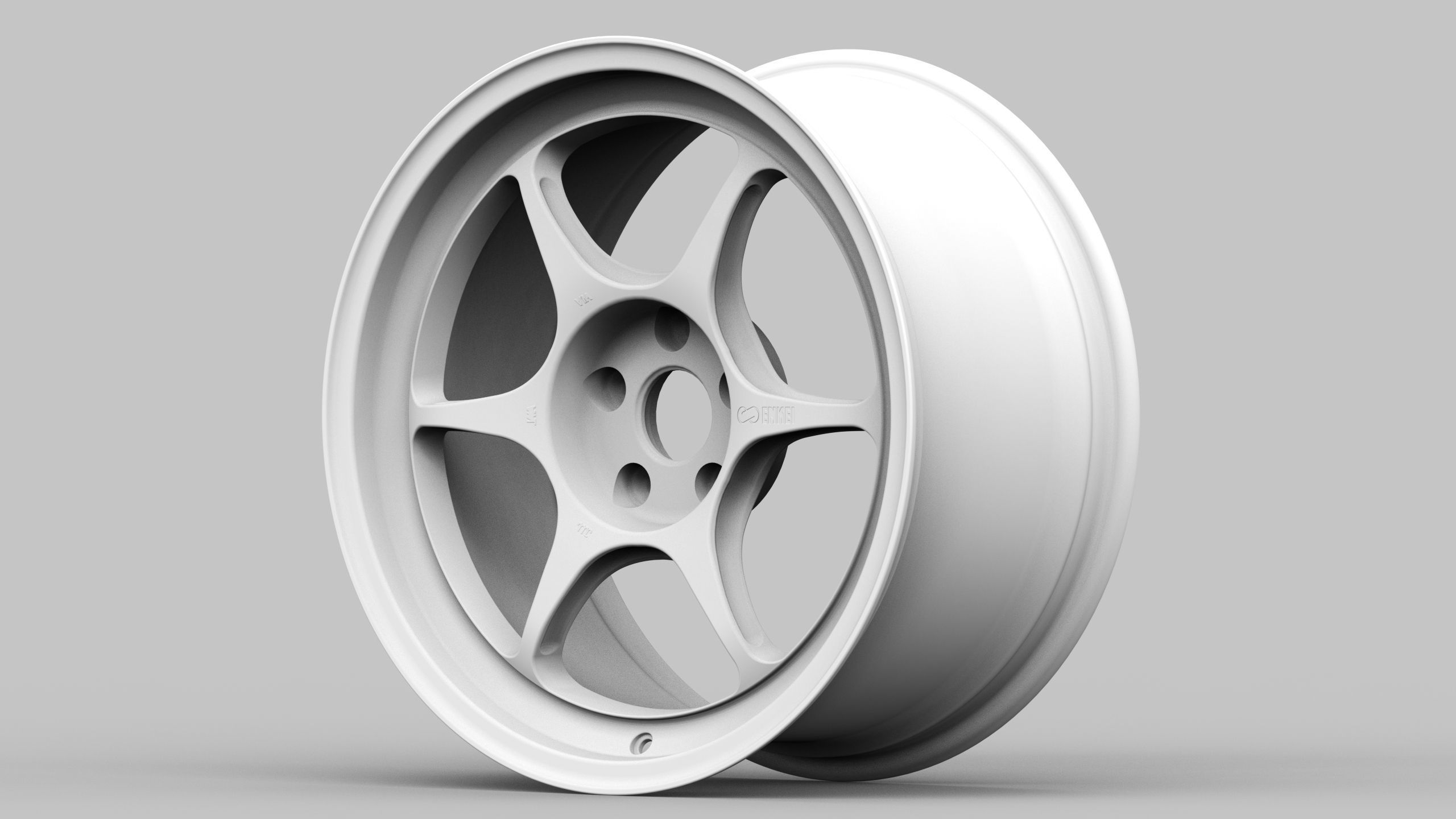Enkei Racing Wheels Package 3D Model Collection_9