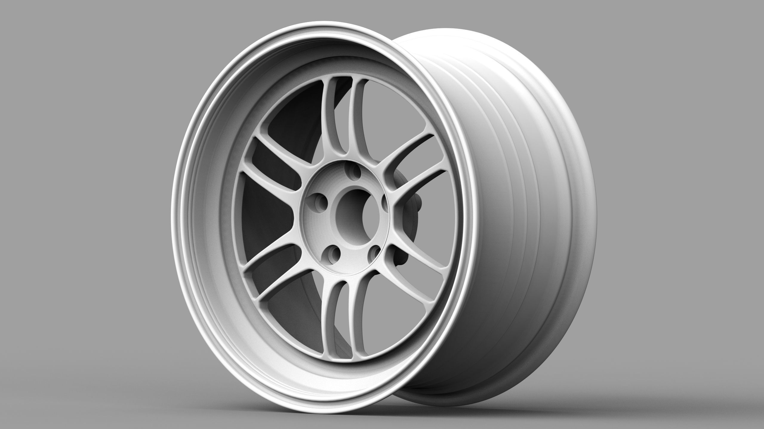 Enkei Racing Wheels Package 3D Model Collection_13