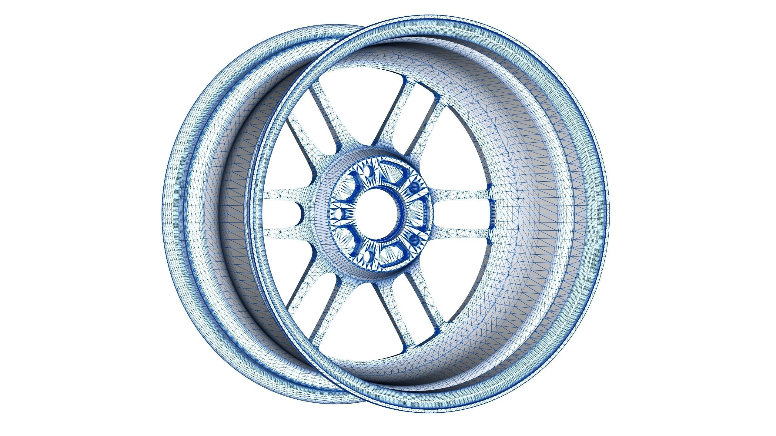 Enkei Racing Wheels Package 3D Model Collection_8