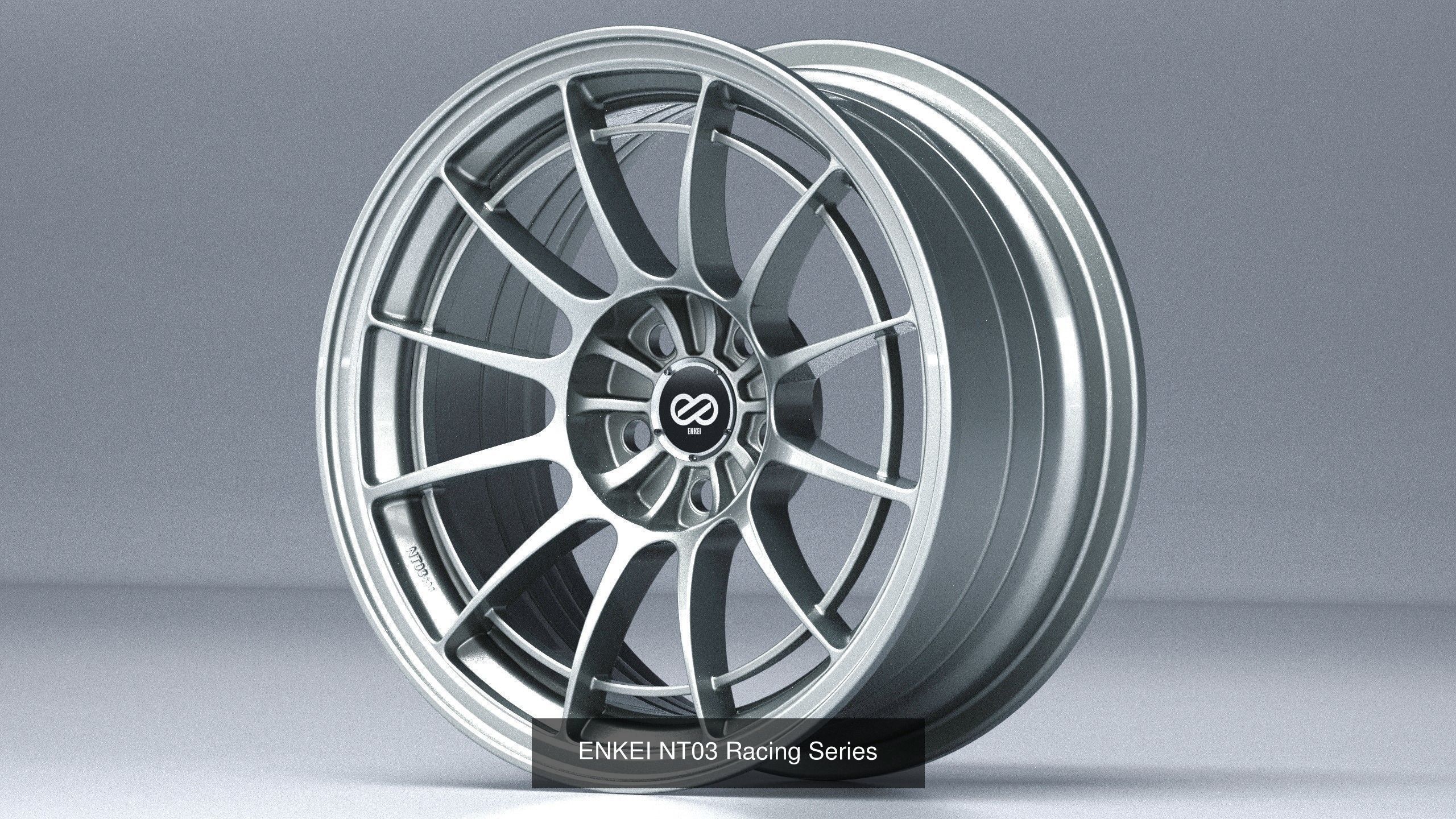 Enkei Racing Wheels Package 3D Model Collection_4