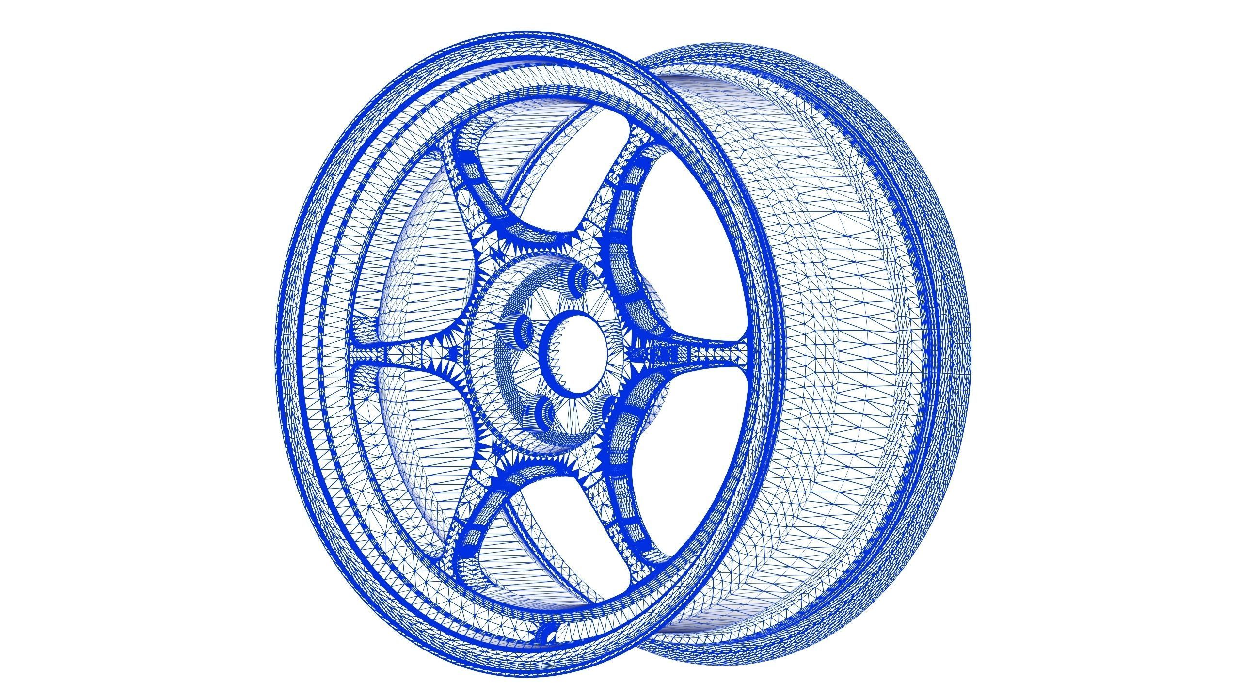 Enkei Racing Wheels Package 3D Model Collection_11