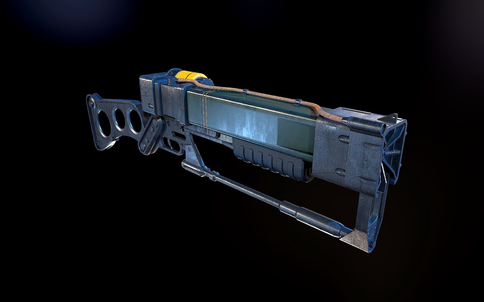 Aer9 Laser Rifle Fallout 3D model_6