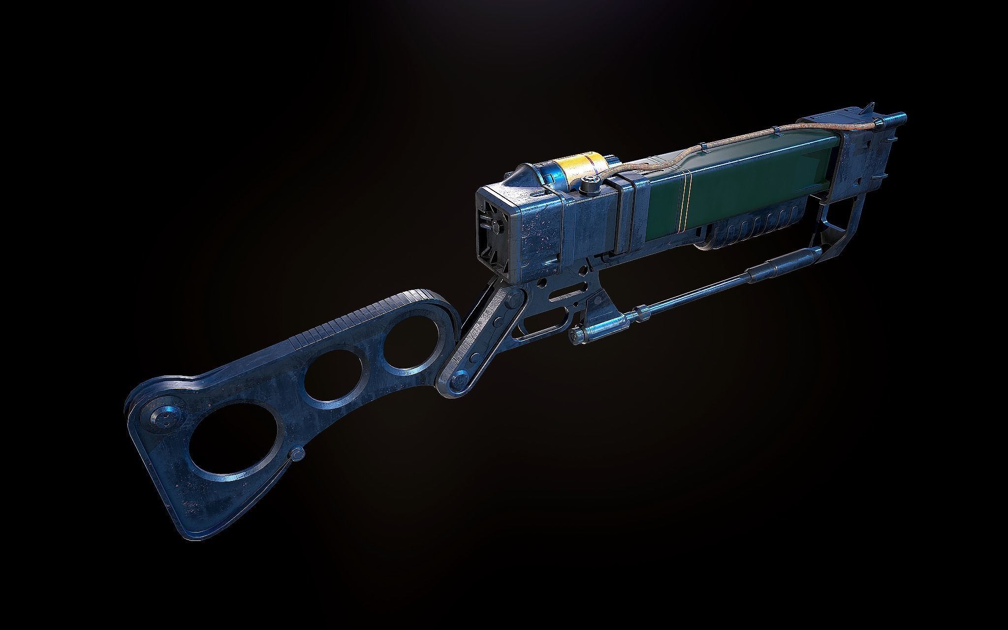 Aer9 Laser Rifle Fallout 3D model_5