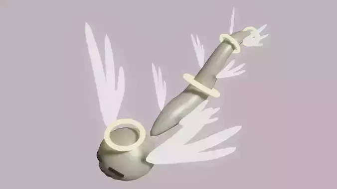 Slime Angel cute 3D model