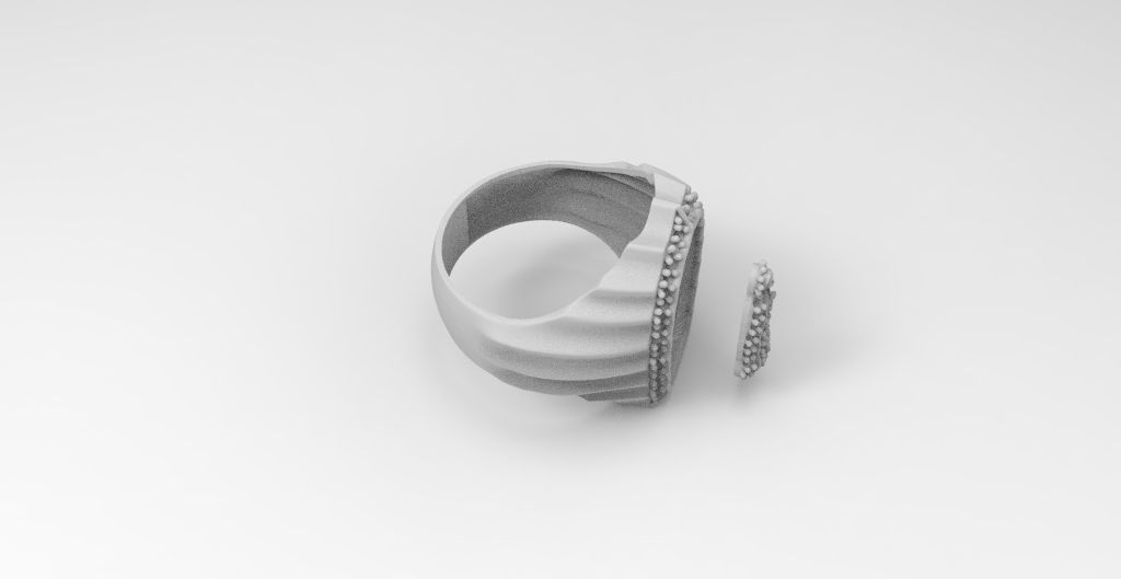 anillo virgen guadalupe  3D print model_3