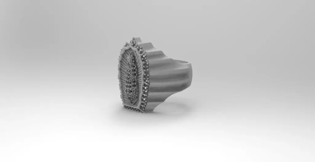 anillo virgen guadalupe  3D print model_0