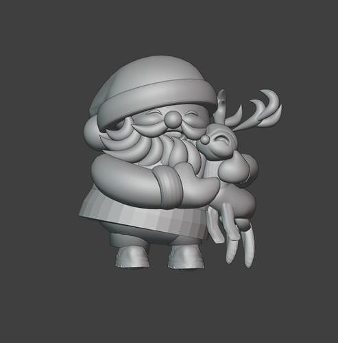 Santa man 3D model