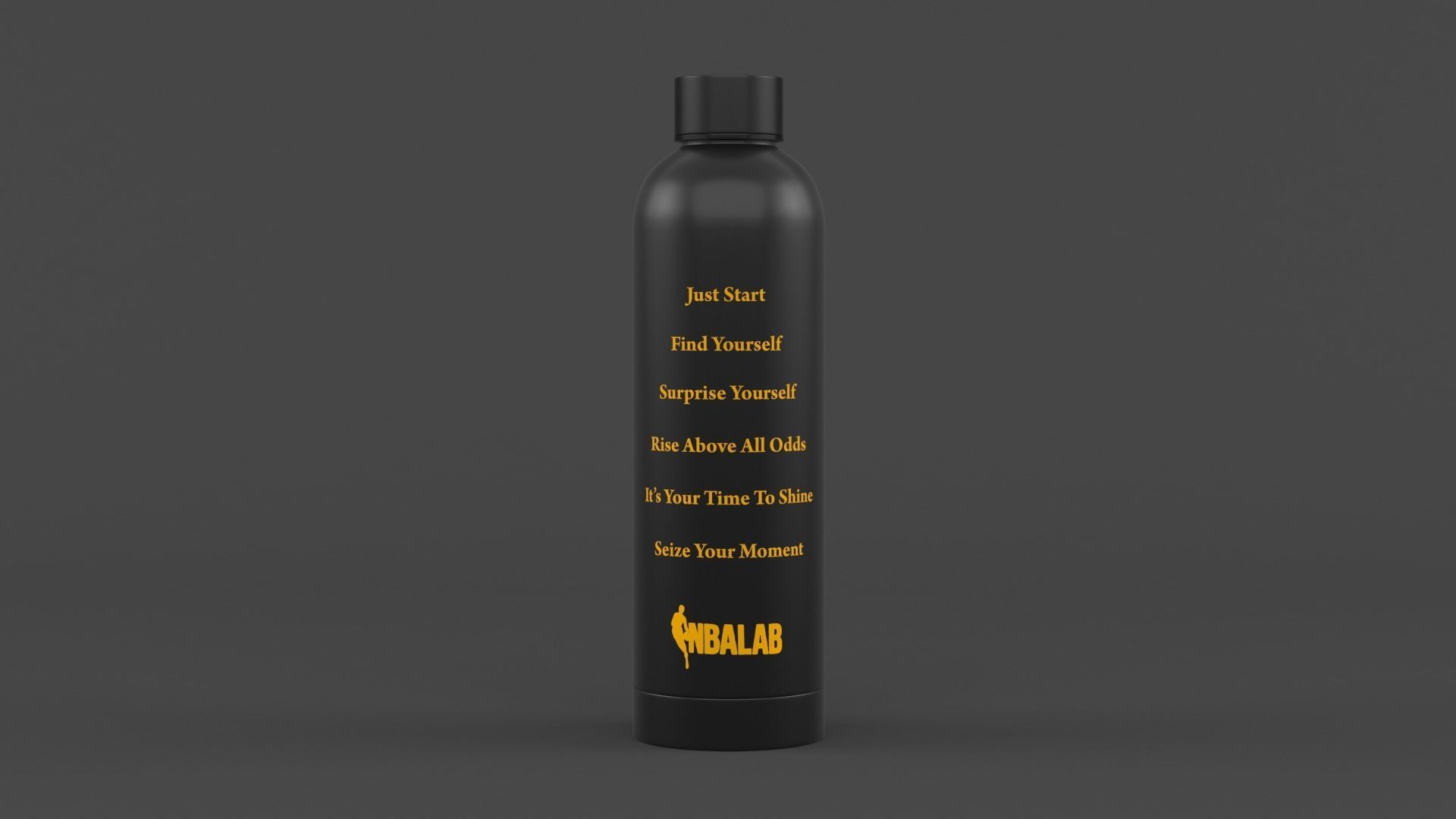 Water Bottle 3D model_2