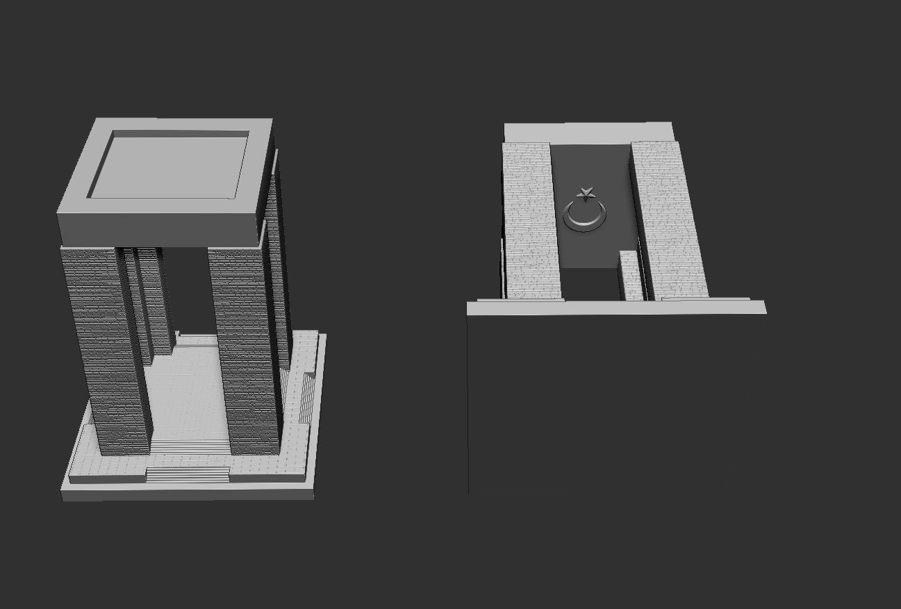 Canakkale Martyrs Memorial 3D print model_9