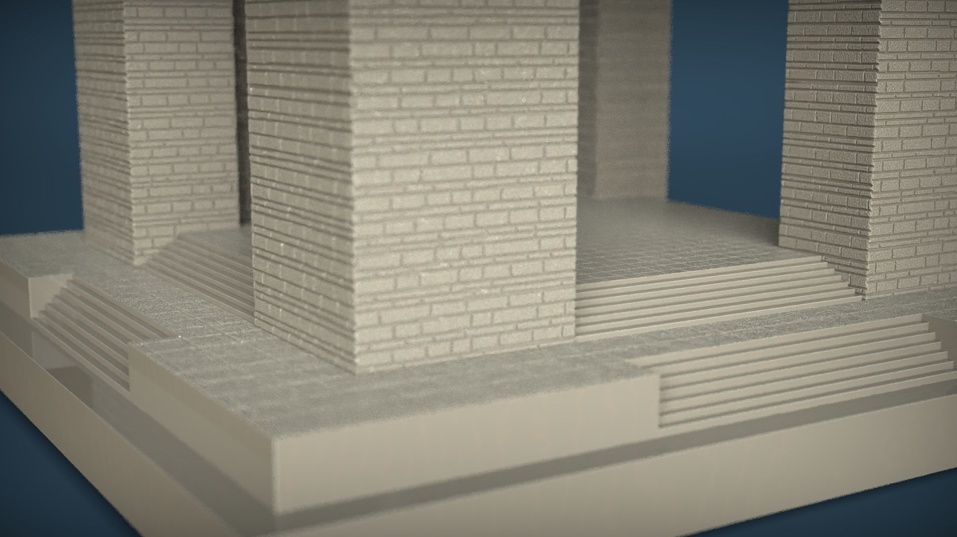 Canakkale Martyrs Memorial 3D print model_15