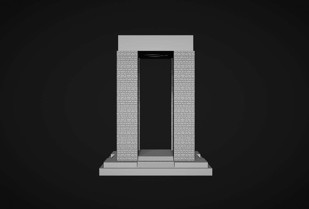Canakkale Martyrs Memorial 3D print model_7