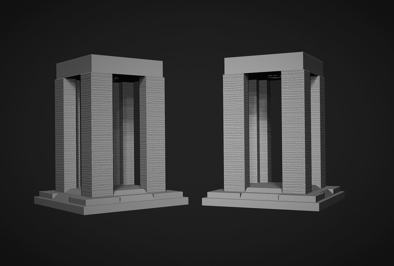 Canakkale Martyrs Memorial 3D print model_8