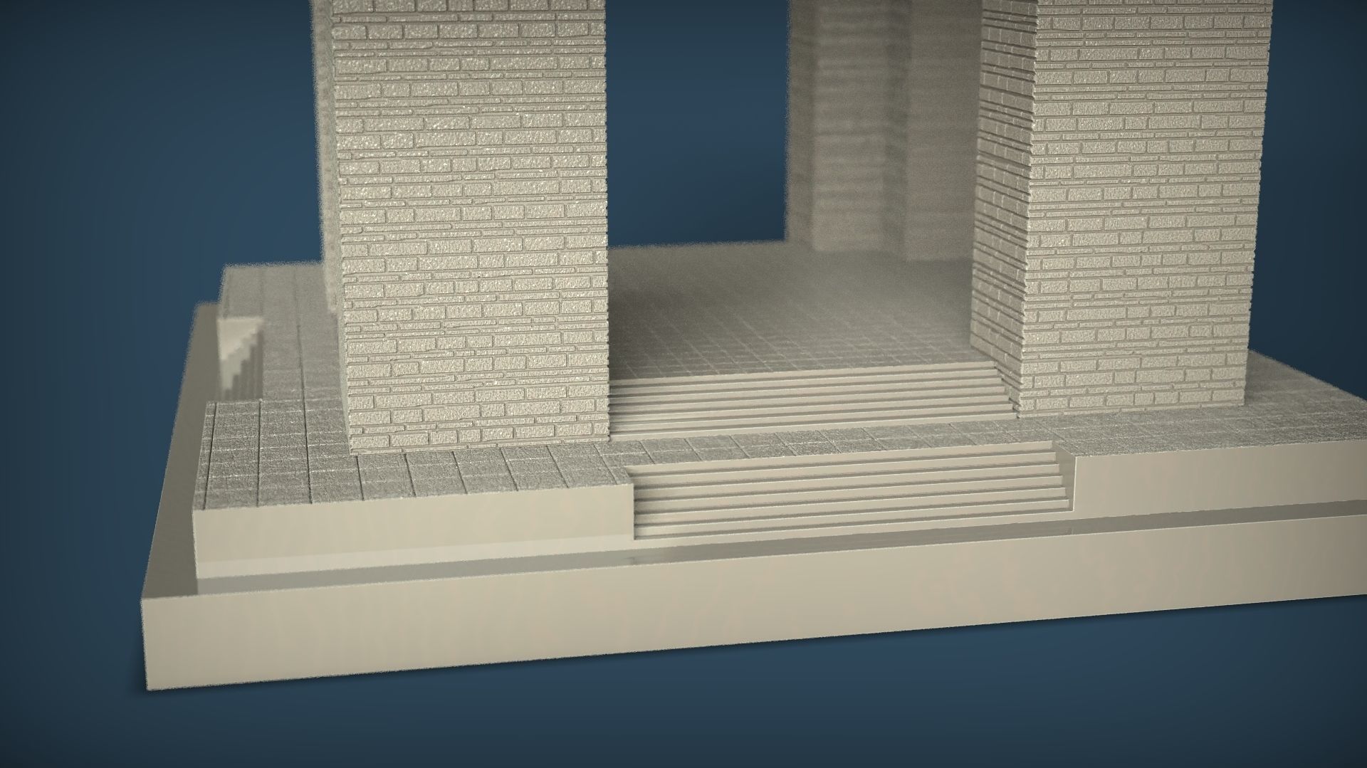 Canakkale Martyrs Memorial 3D print model_14