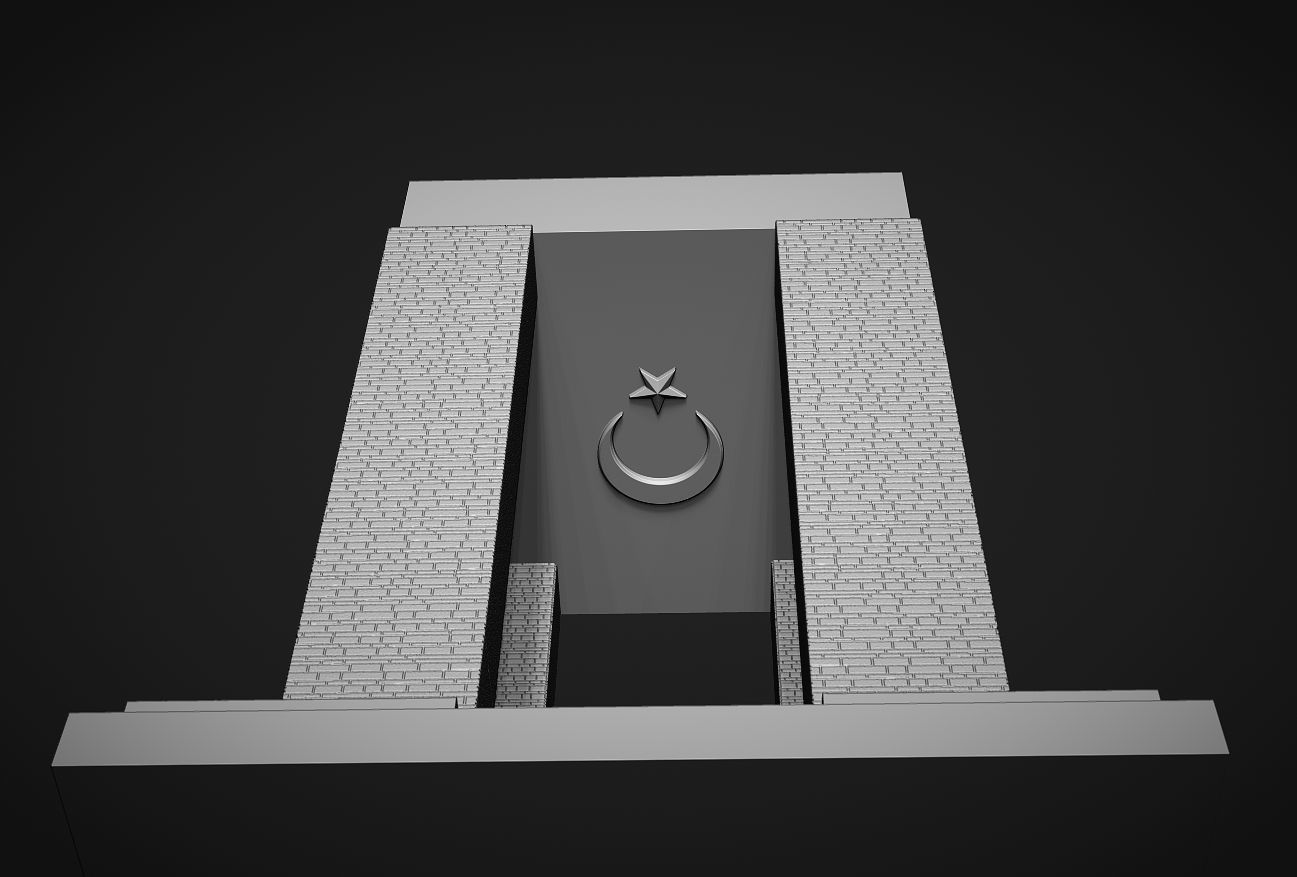 Canakkale Martyrs Memorial 3D print model_10