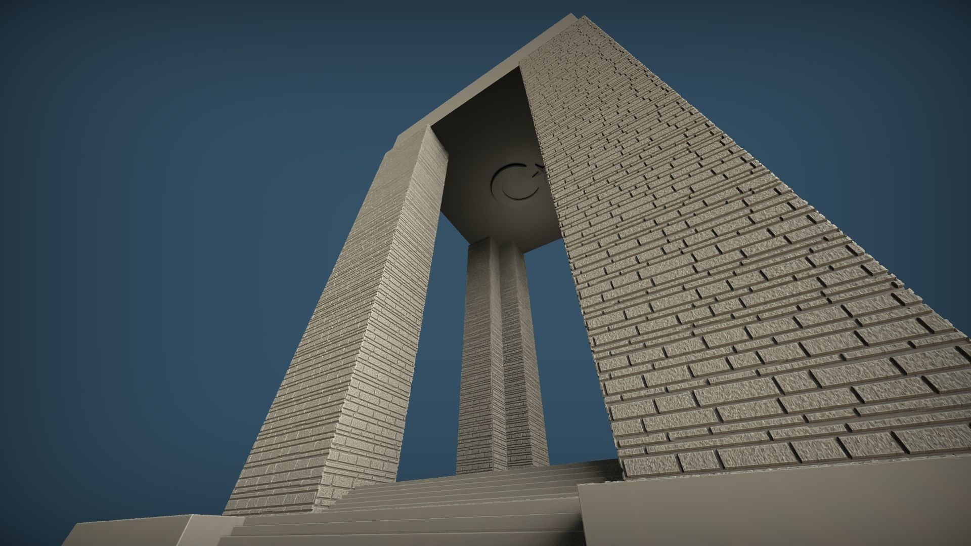 Canakkale Martyrs Memorial 3D print model_18