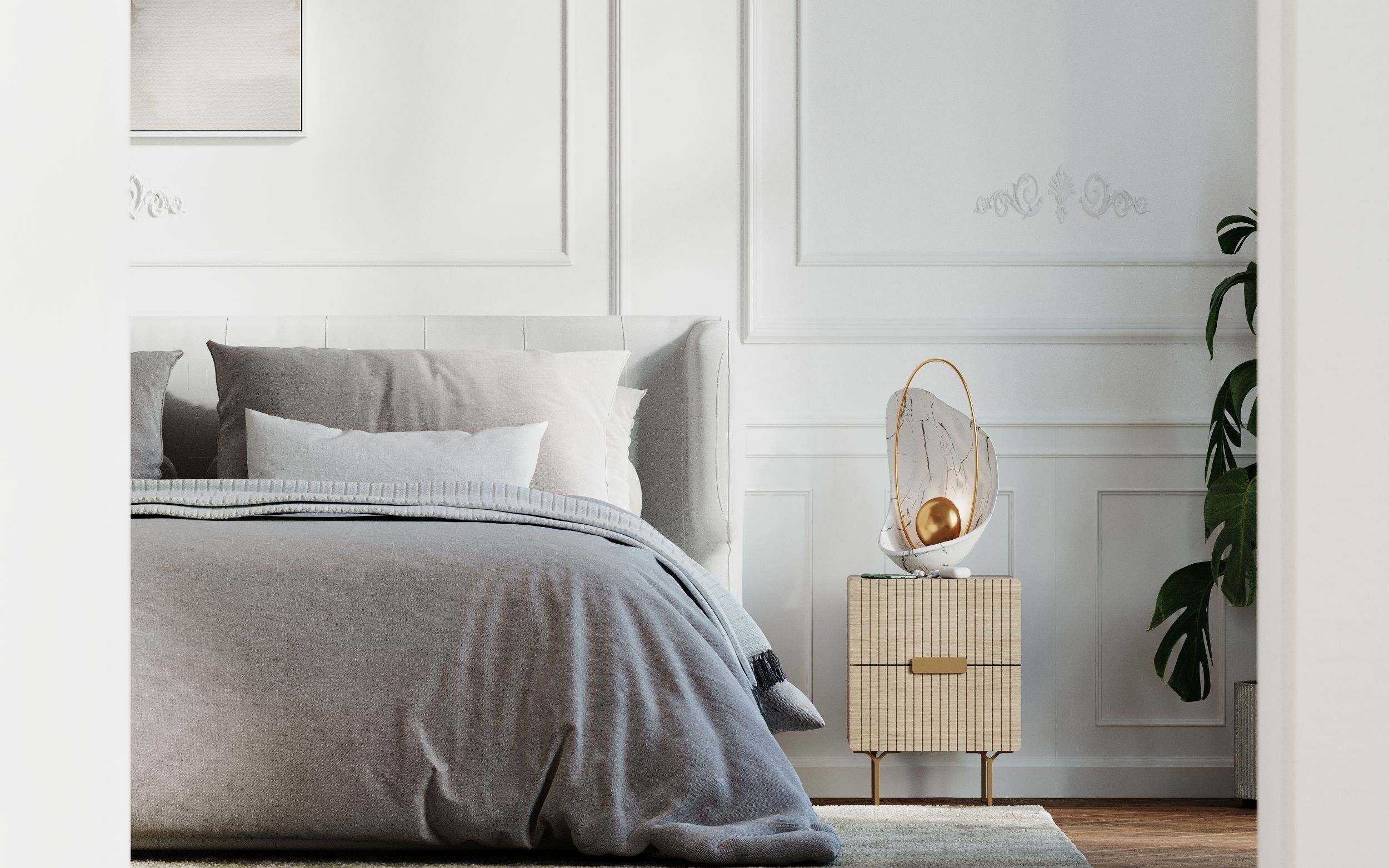 NEO CLASSIC APARTMENT - Interior scene 3D model 3D model 3D model_7