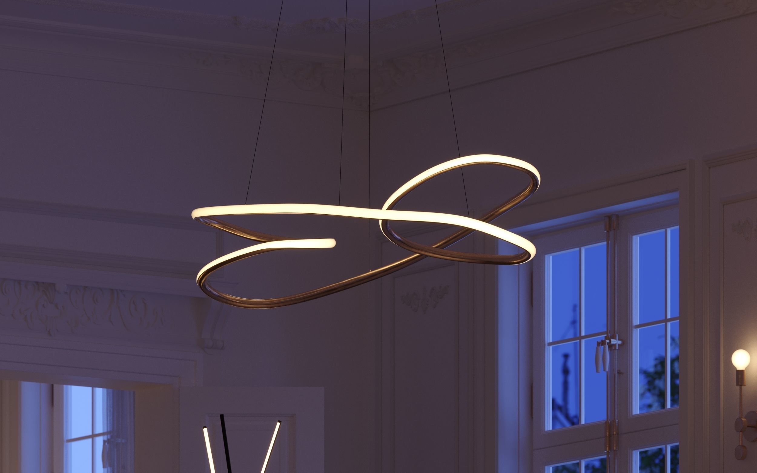 NEO CLASSIC APARTMENT - Interior scene 3D model 3D model 3D model_3