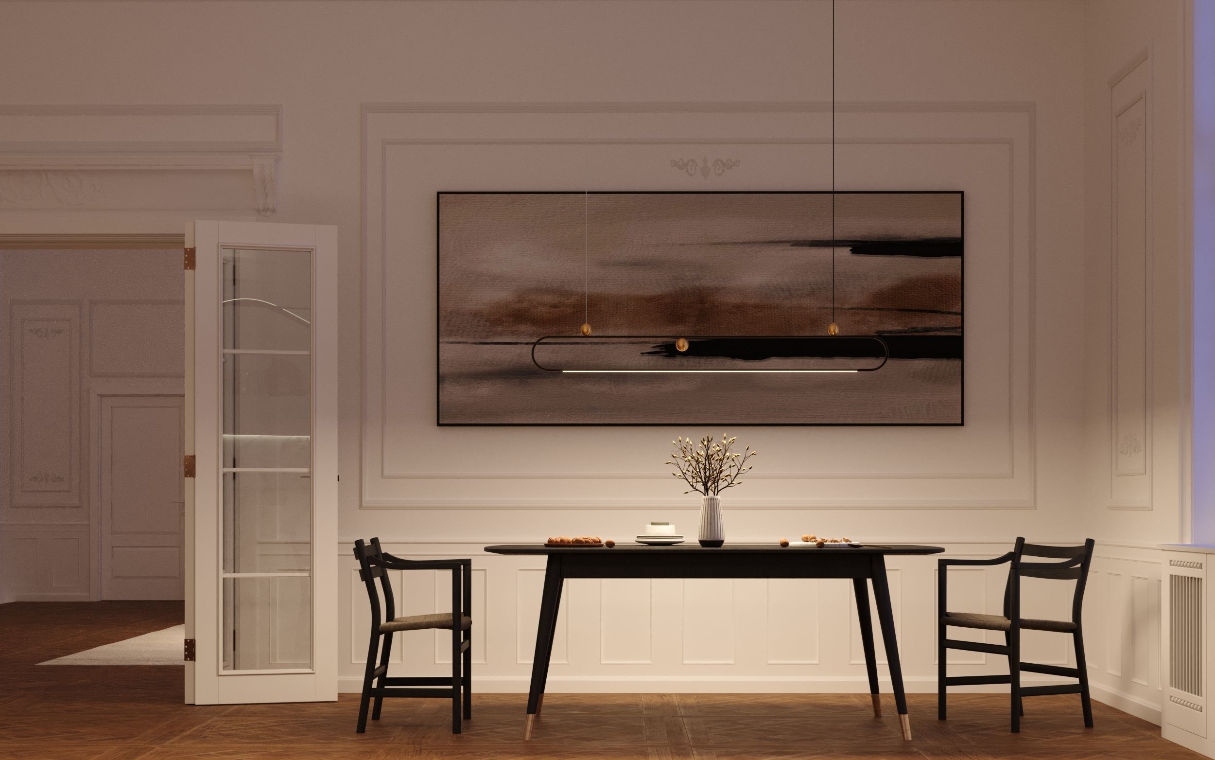 NEO CLASSIC APARTMENT - Interior scene 3D model 3D model 3D model_15