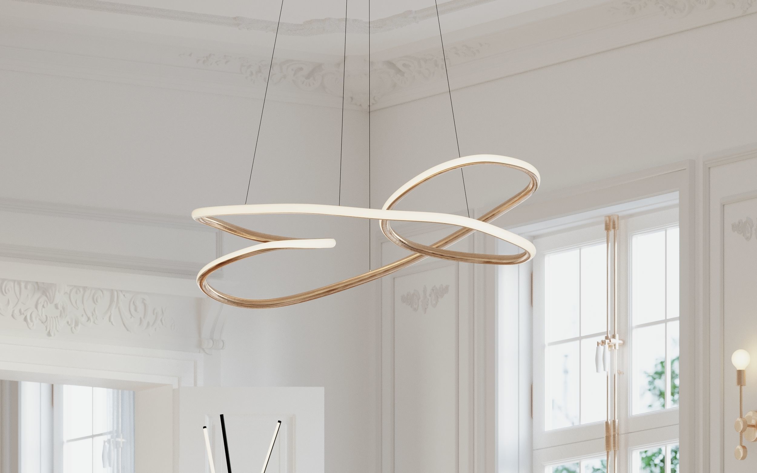 NEO CLASSIC APARTMENT - Interior scene 3D model 3D model 3D model_2