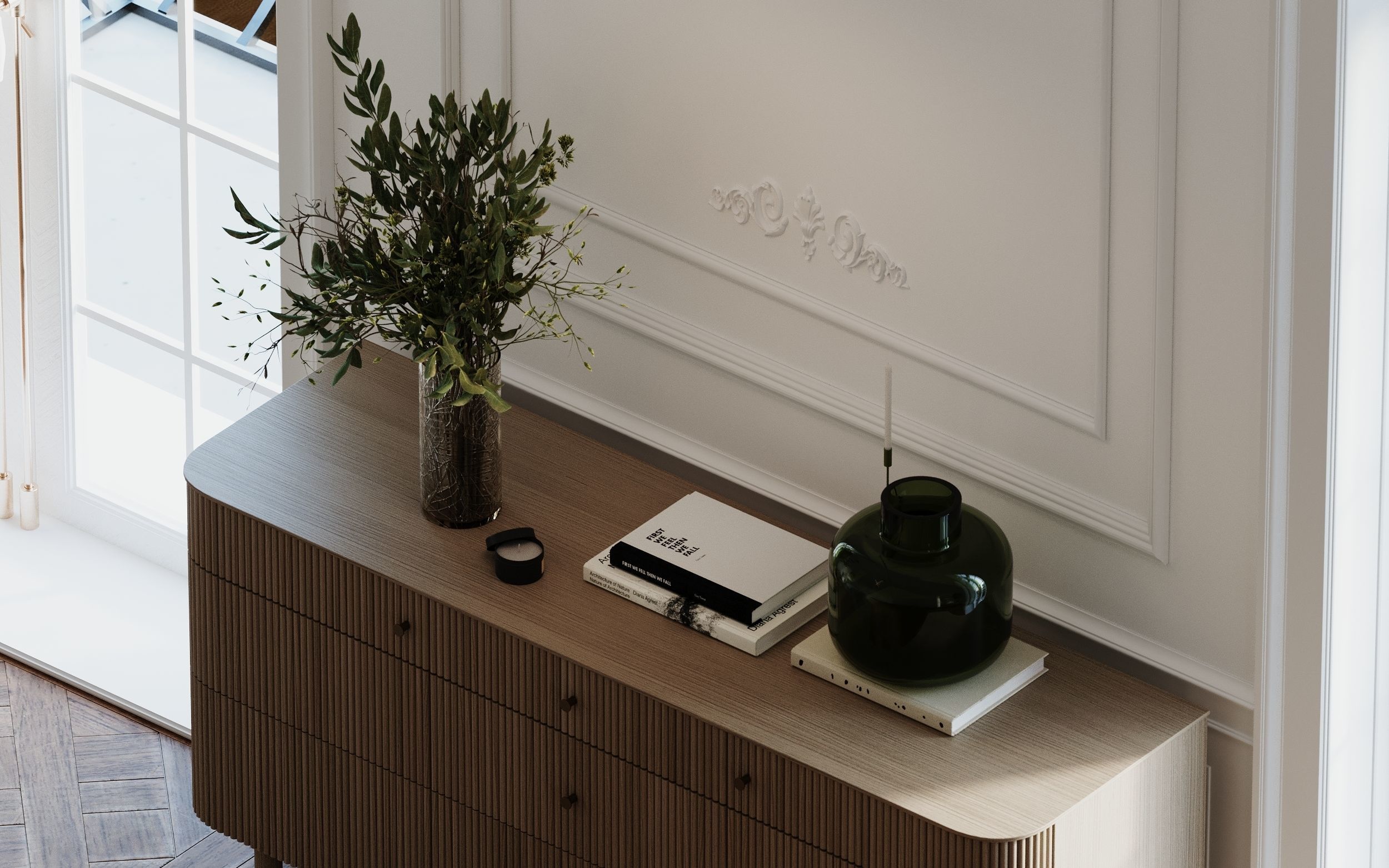 NEO CLASSIC APARTMENT - Interior scene 3D model 3D model 3D model_10