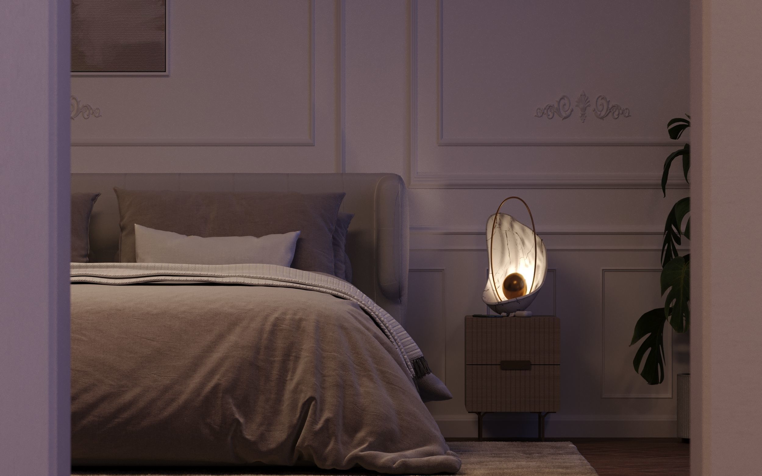 NEO CLASSIC APARTMENT - Interior scene 3D model 3D model 3D model_8