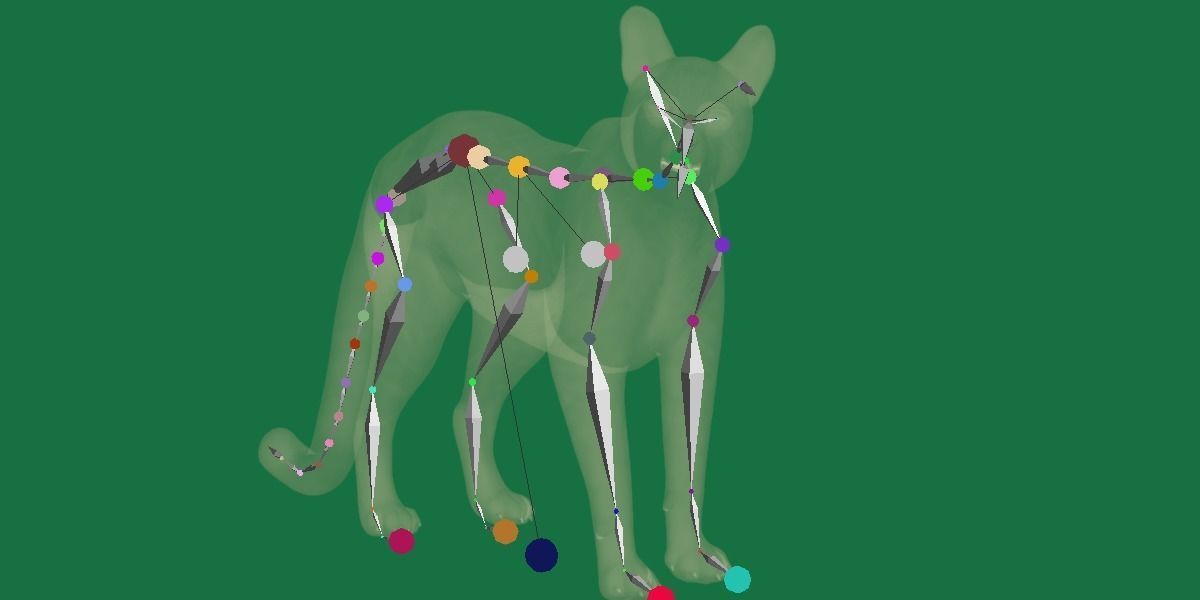 Savannah Cat Low-poly 3D model_18