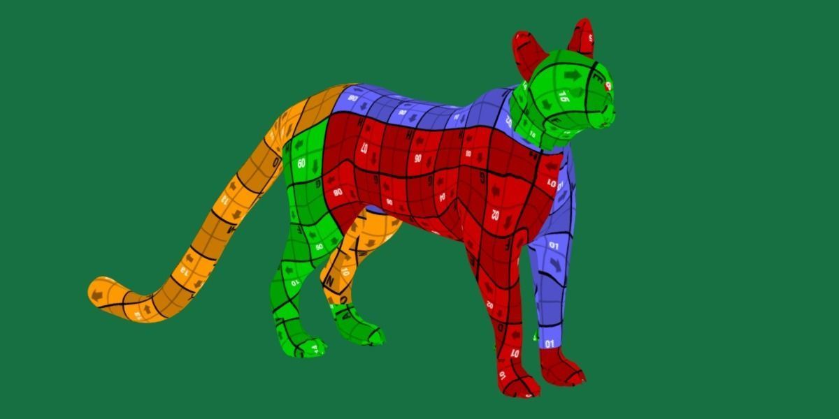 Savannah Cat Low-poly 3D model_14