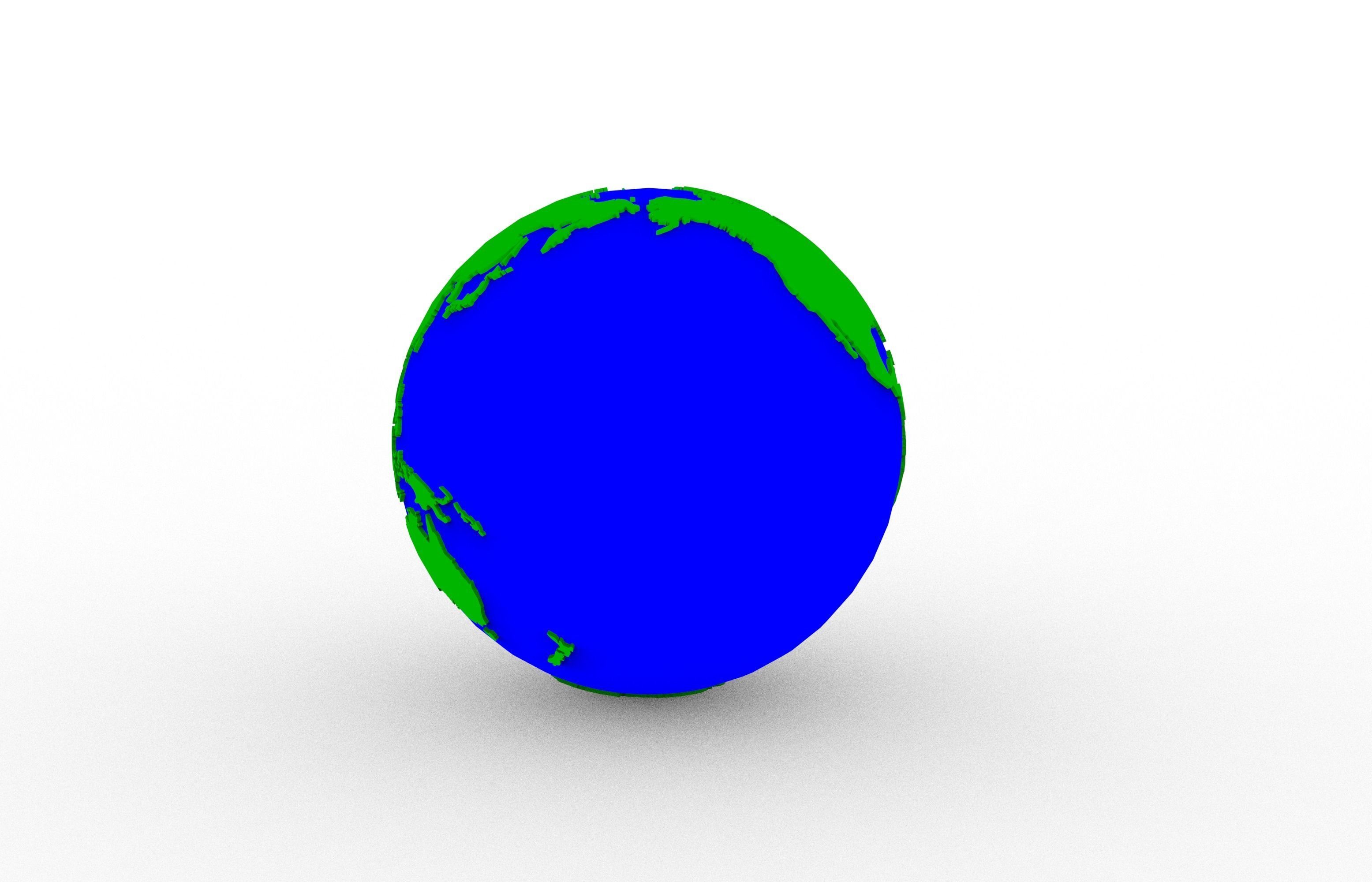 Earth 3D print model_15