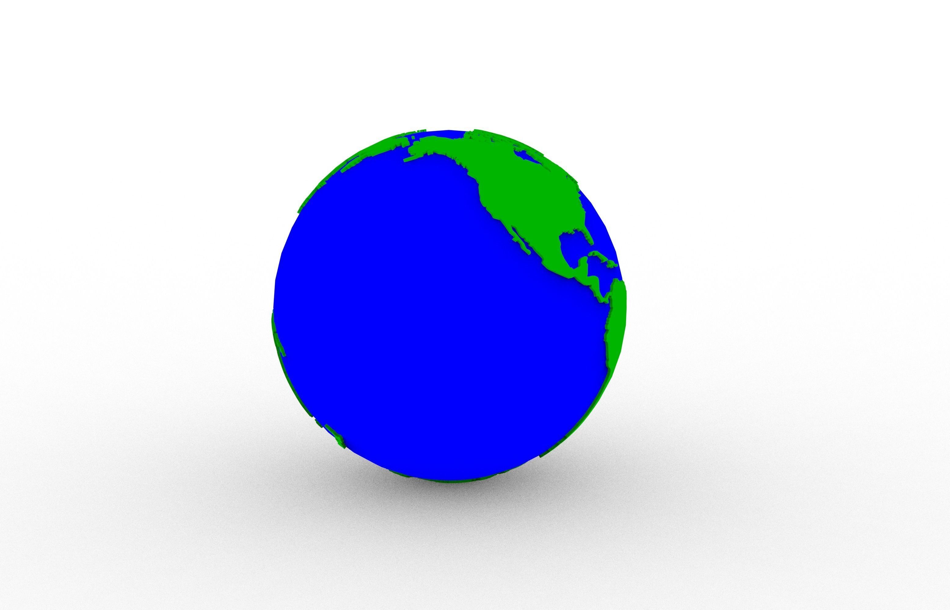 Earth 3D print model_17