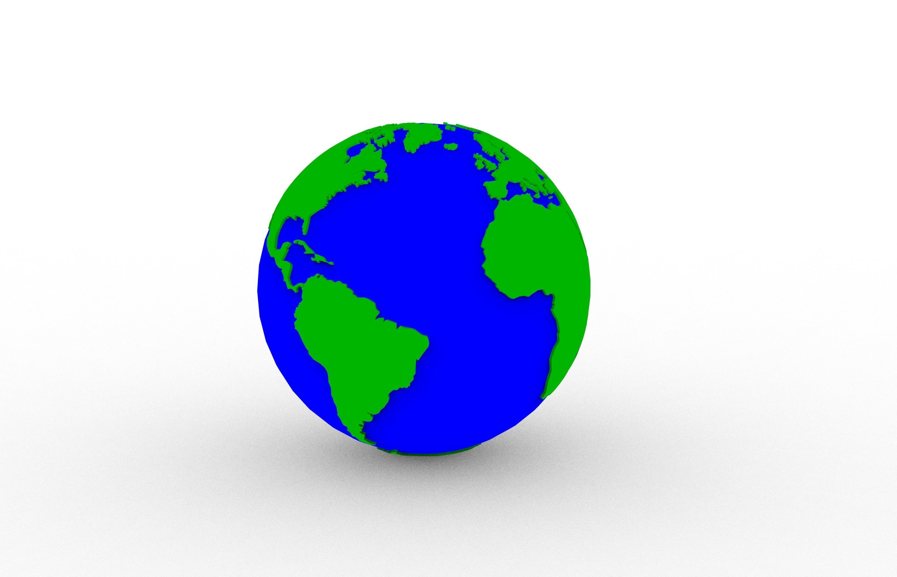 Earth 3D print model_24