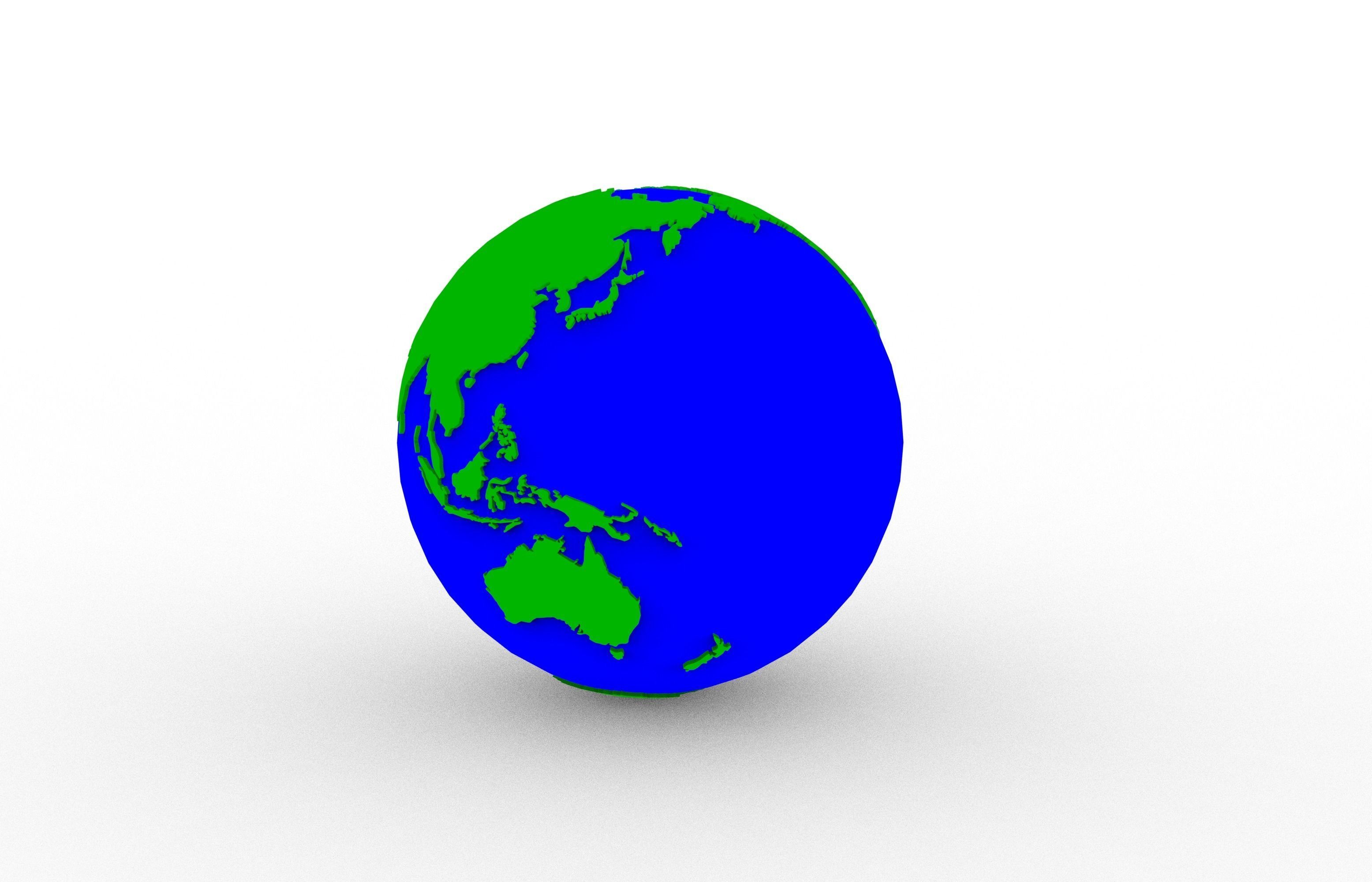 Earth 3D print model_12