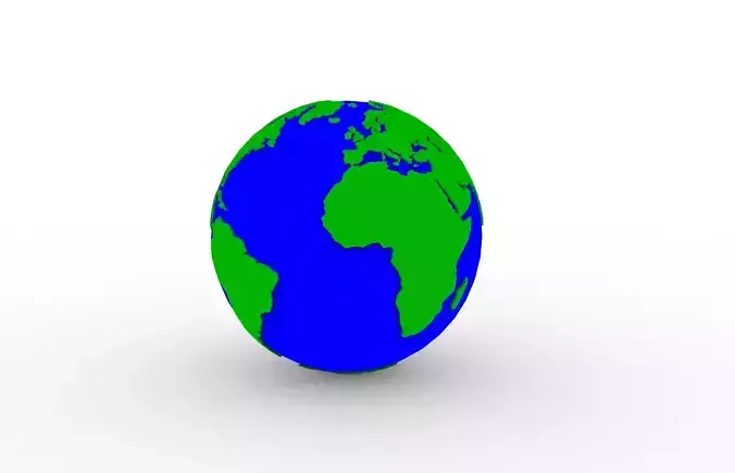 Earth 3D print model