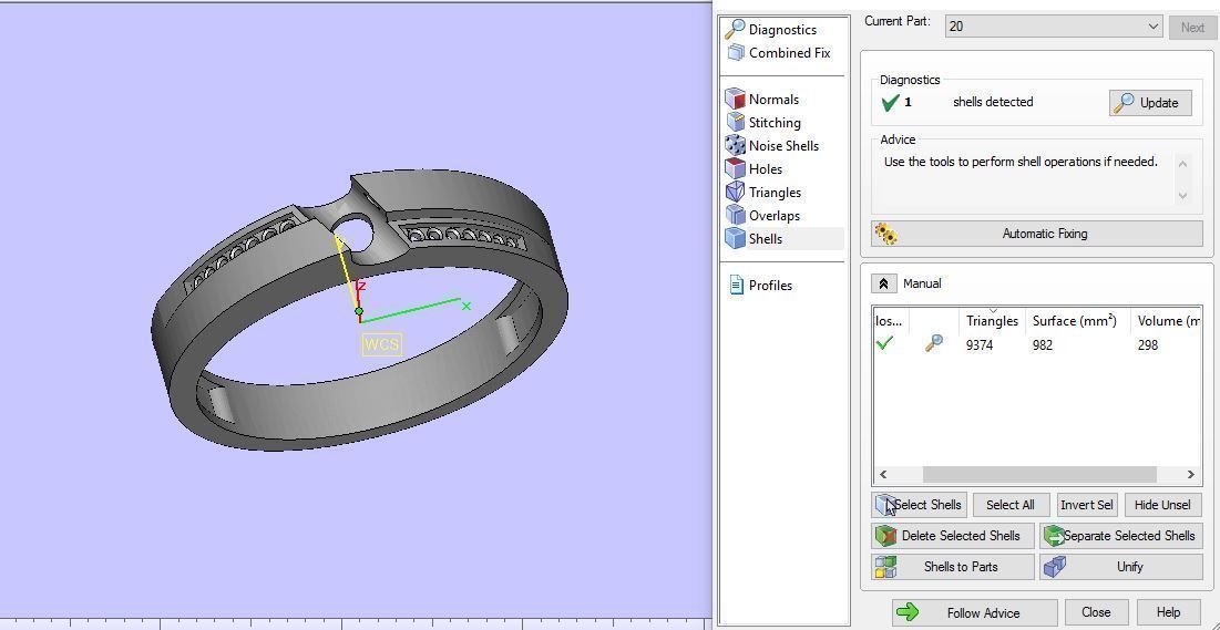wedding ring fpr daimonds 3D print model_17