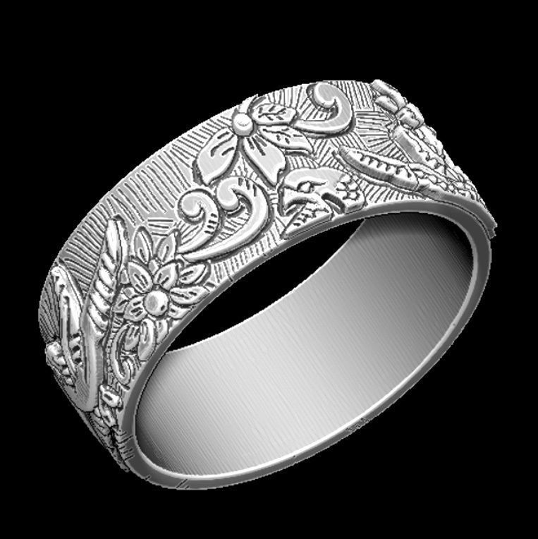 Classic Bird Ring 3D print model_2