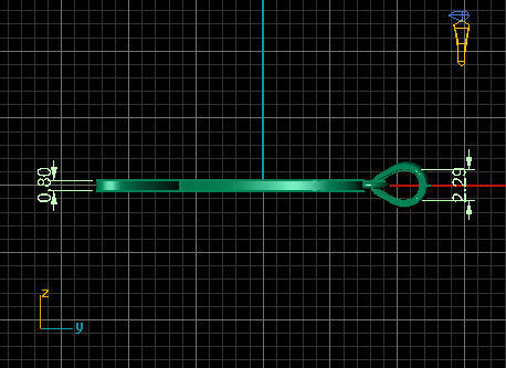 Amarillo Initial Pendant Letter Q 3D print model_6