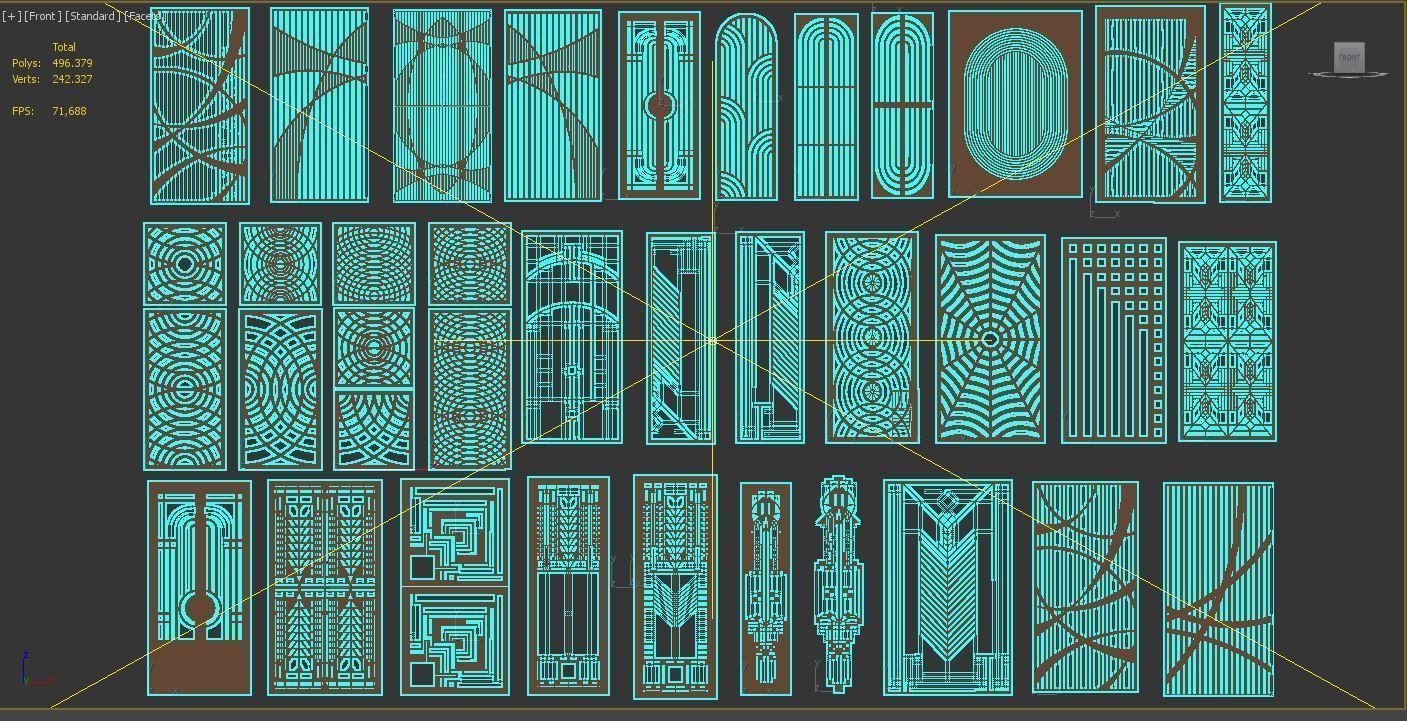 CNC Panel Mega Collections 3D model_26