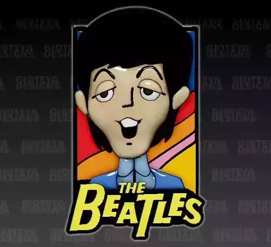 The Beatles Cartoon Paul