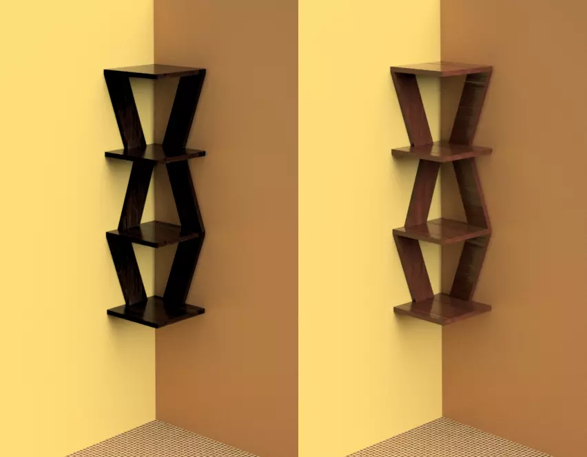 corner shelf Free 3D model