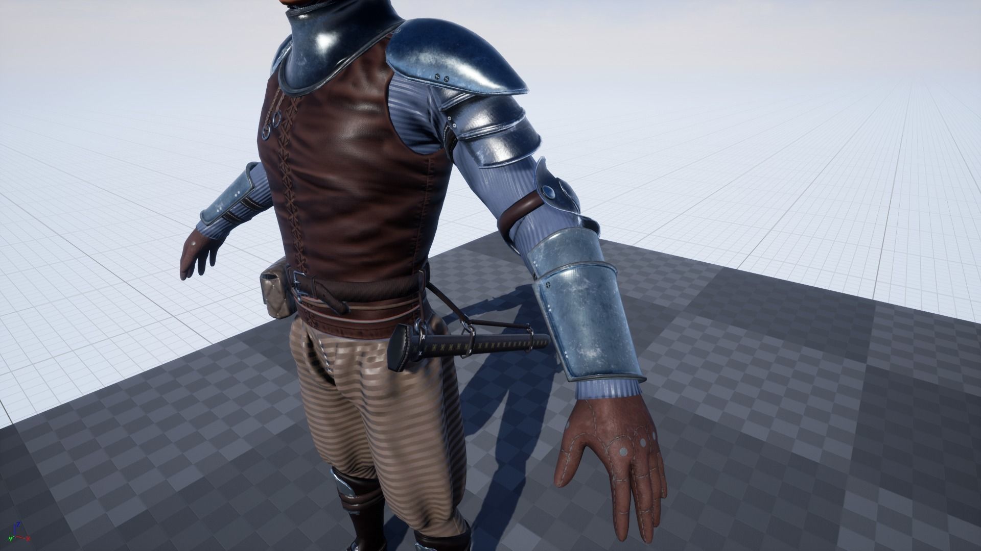 TAB Medieval Knight - 2 Low-poly 3D model_19