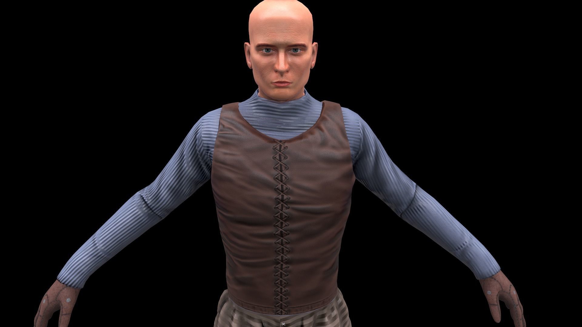 TAB Medieval Knight - 2 Low-poly 3D model_10