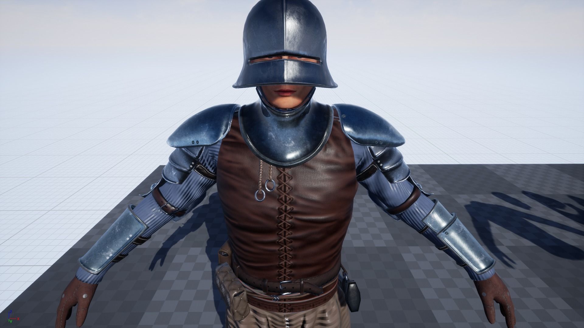 TAB Medieval Knight - 2 Low-poly 3D model_17