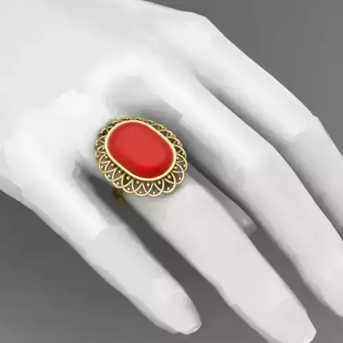 Eastern Classic Curve Ring