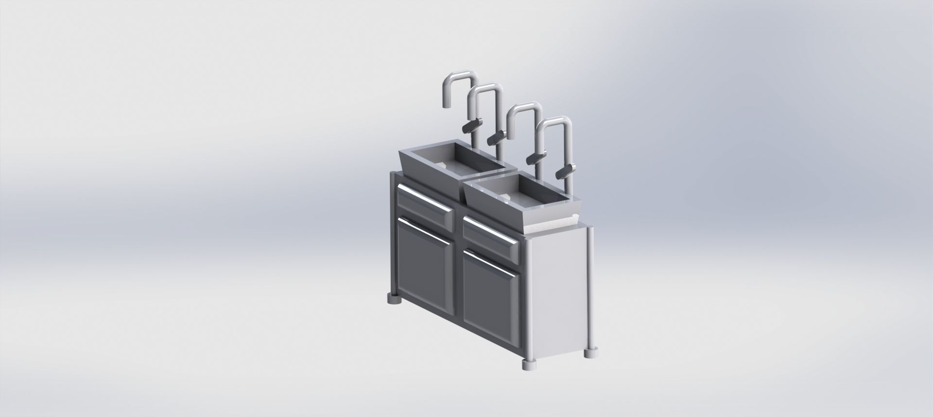 WW2 German Bunker and Command diorama parts 3D print model_7