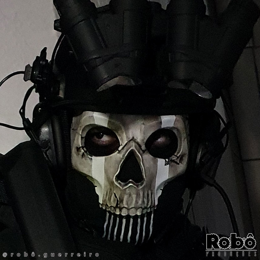 GHOST MW2 FULL SKULL MASK COLLECTION - MODERN WARFARE - WARZONE 3D print model_24