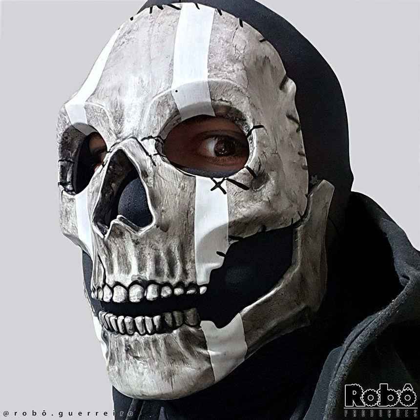 GHOST MW2 FULL SKULL MASK COLLECTION - MODERN WARFARE - WARZONE 3D print model_4